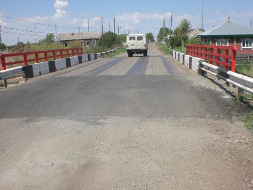 Мост через реку Солоновка в Каргапольском районе